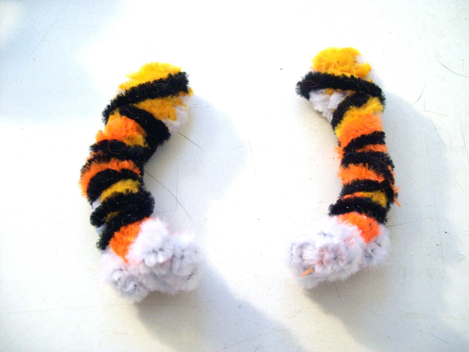 Ash's process blog Pipe Cleaner Tiger Sculpture and Process
