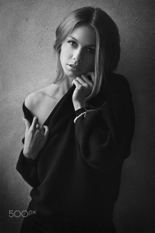 Jozef Kiss 500px arte fotografia mulheres modelos fashion beleza preto e branco