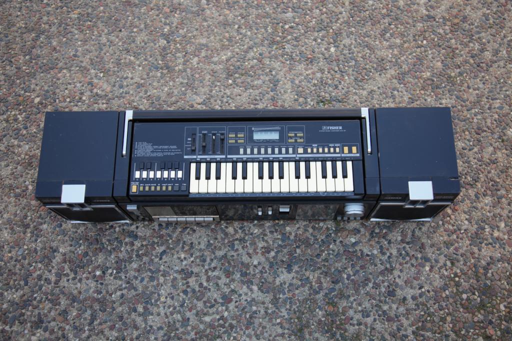 MATRIXSYNTH Fisher SC300 Vintage Boombox Cassette Keyboard Synthesizer