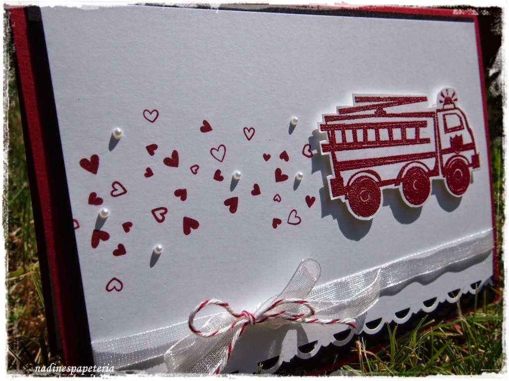 Nadines Papeteria Die verliebte Feuerwehr!!