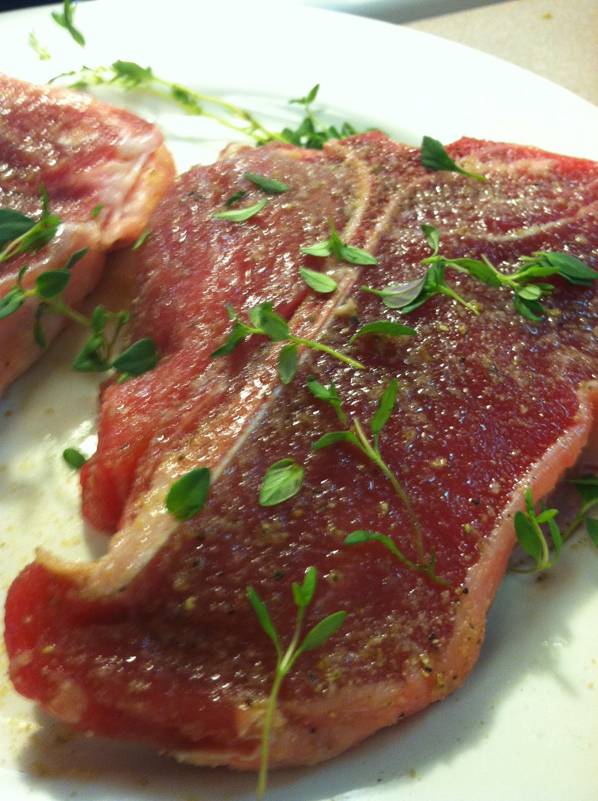 PanRoasted Veal Chops with Sauce and Goat Cheese Mashed Potatoes