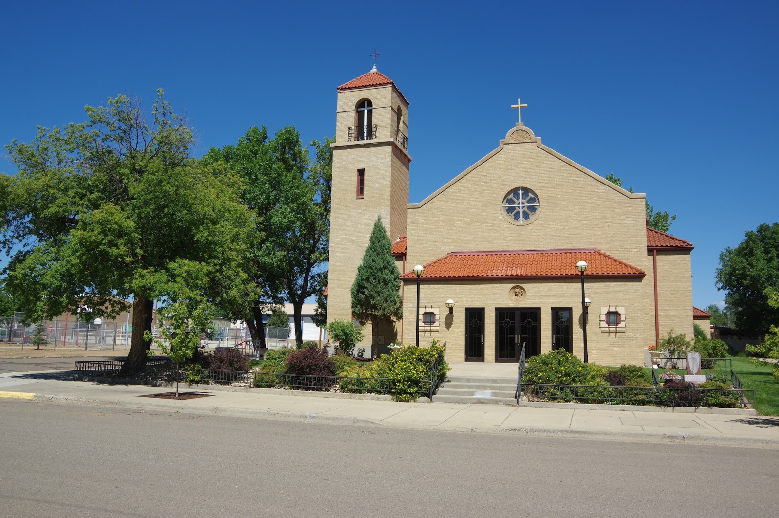 Churches of the West St. Bernard's Catholic Church, Belfield North Dakota.