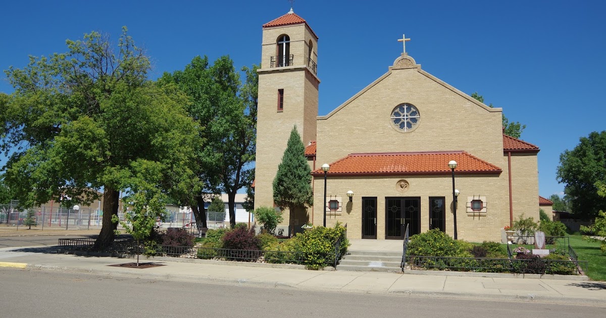 Churches of the West St. Bernard's Catholic Church, Belfield North Dakota.