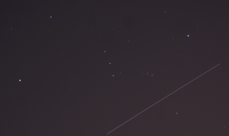 The ISS in Orion