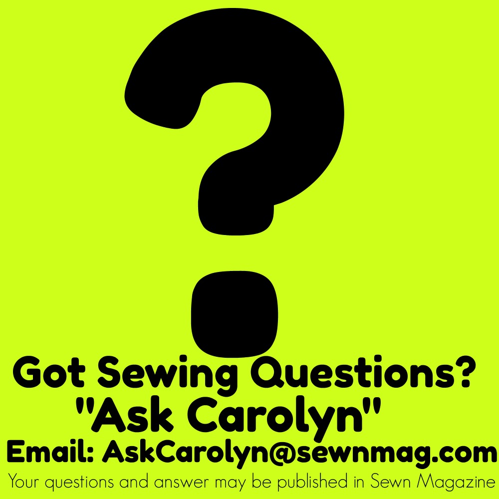 Got a sewing question that you want published? That Black Chic