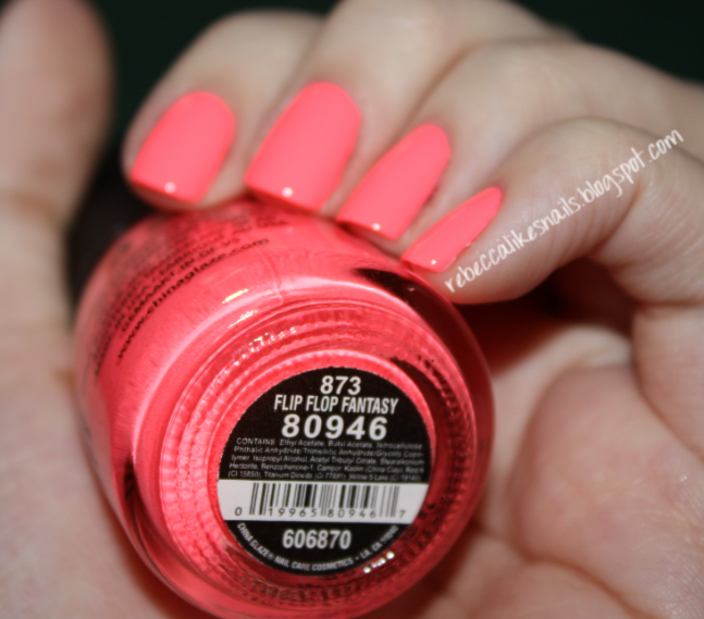 rebecca likes nails China Glaze Flip Flop Fantasy