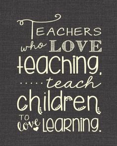 Being a teacher...