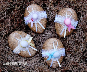 Rustic and Frilly Easter Eggs