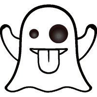 Emojis - Emoticos Vectores blanco y negro para tus fotos - Manitas