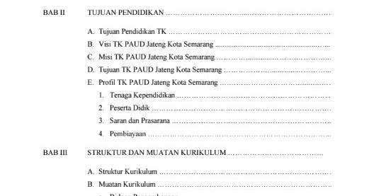 Contoh Dokumen 1 Kurikulum 2013 PAUD TK TPA KOBER Contoh Dokumen 1 Kurikulum 2013 PAUD TK TPA KOBER