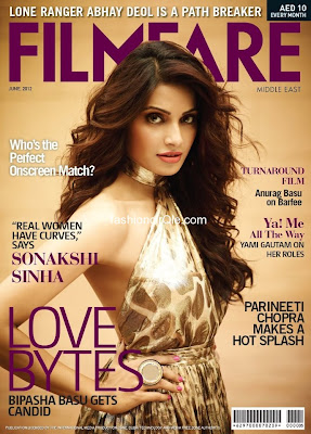Bipasha Basu on the Cover Page of Filmfare Middle East