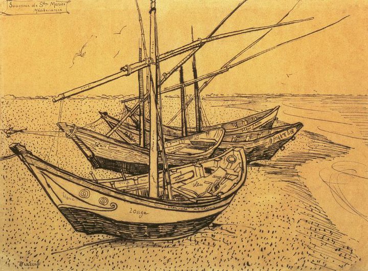 Desenho de Vincent Van Gogh