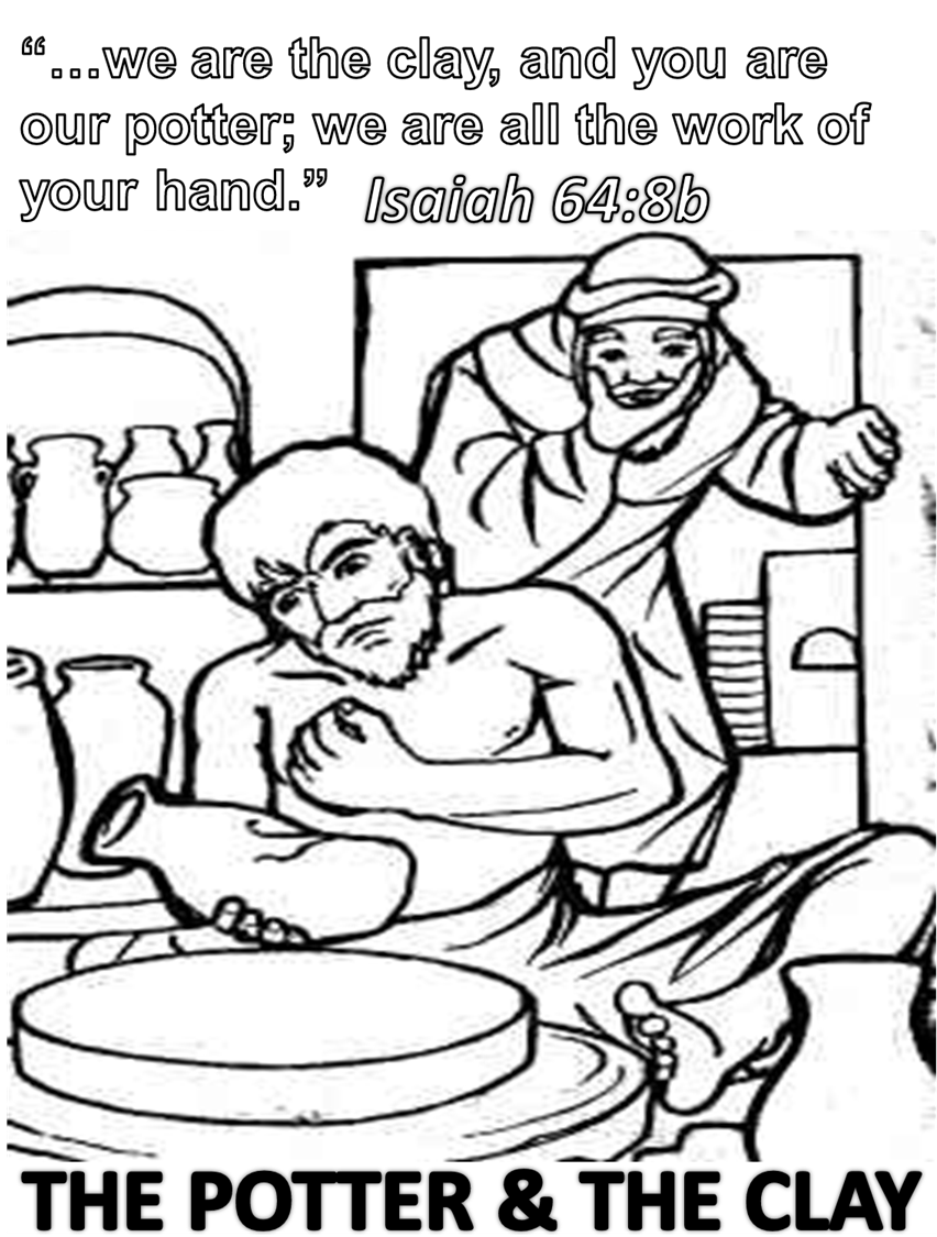 Potter And Clay Coloring Page Sketch Coloring Page