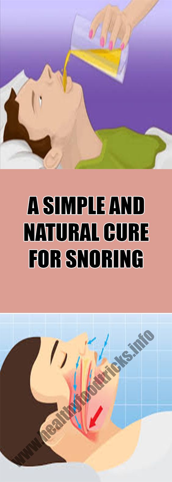 A SIMPLE AND NATURAL CURE FOR SNORING HEALTH DIY BLOG