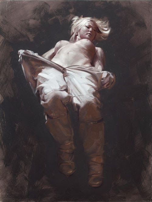 David Palumbo pinturas a óleo sensuais mulheres seminuas
