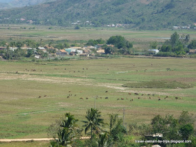 Peaceful valley along national road 27 - Buon Ma Thuot to Lak lake