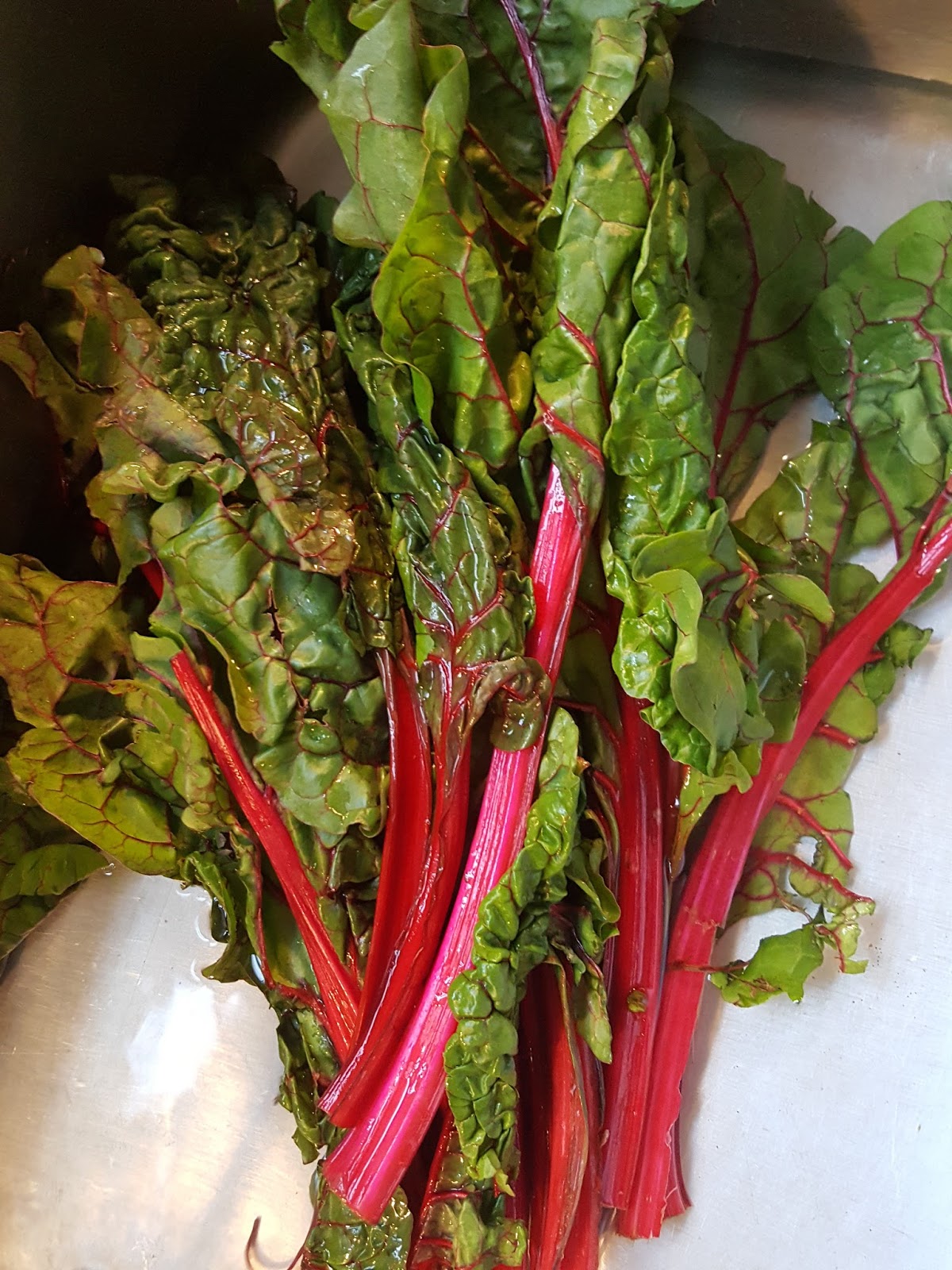 Indian Recipes Lal Chaulai (Red Chard)