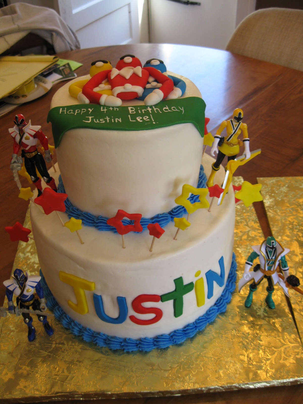 D's Cookie Jar & More: Twin Power Ranger Cakes