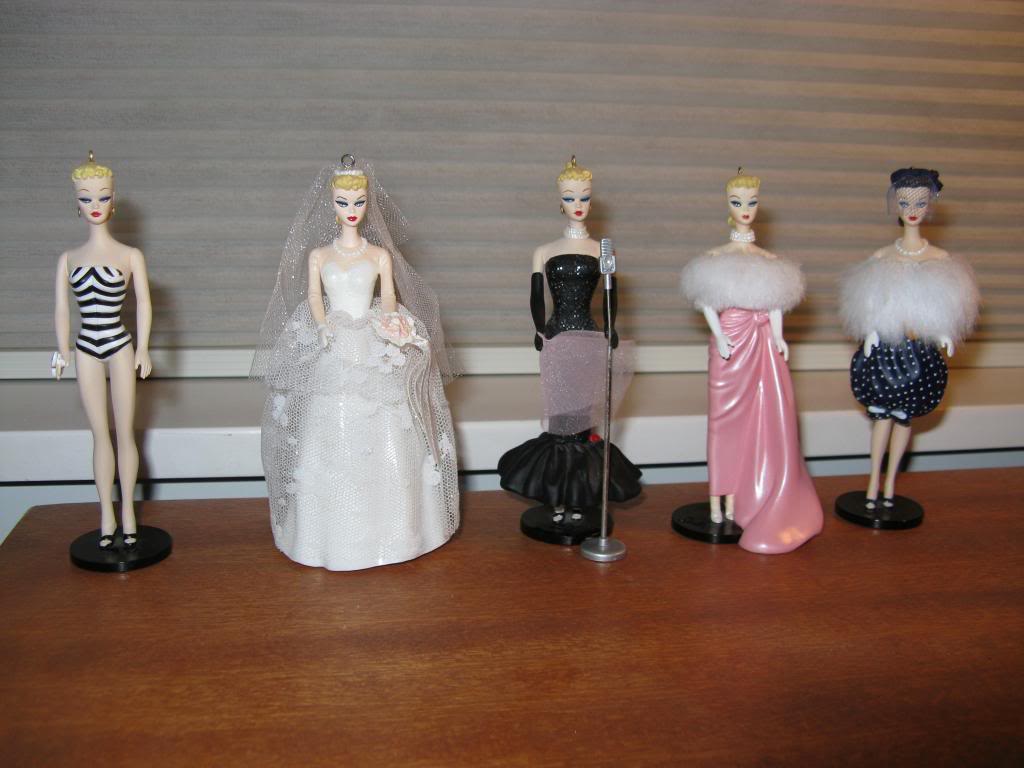 vintage barbie ornaments