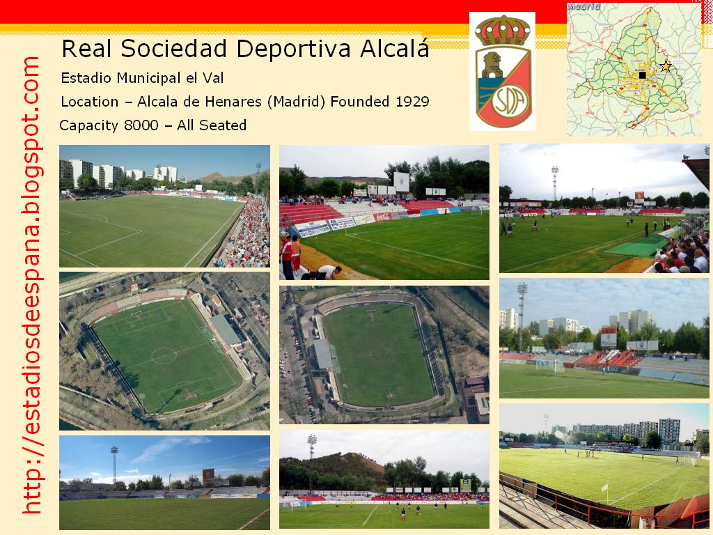 Estadios de Fútbol en España Alcalá de Henares Estadio Municipal El Val