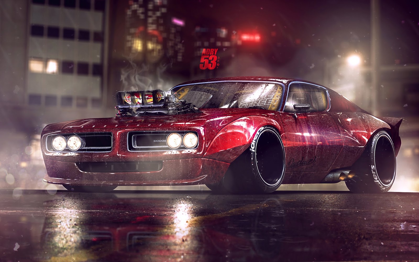 Cool Red Car Wallpaper