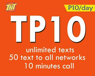 TNT TP10 – 10 Pesos Promo with Unlitext Plus Optional Unli Facebook TNT TP10 – 10 Pesos Promo with Unlitext Plus Optional Unli Facebook