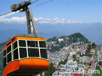 Rope way of Darjeeling :On the way again