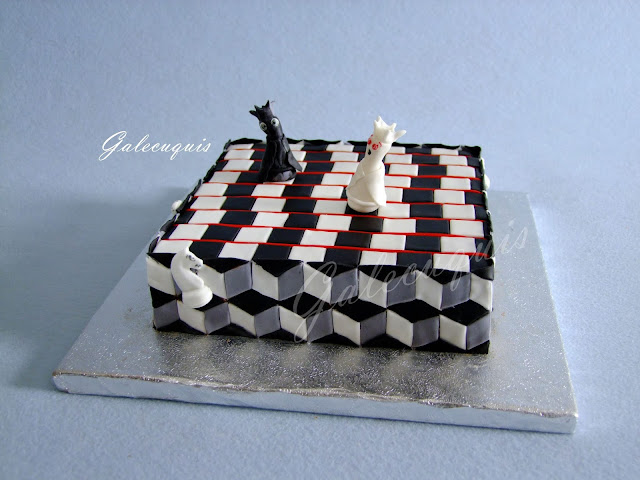 Tarta ilusión óptica Tarta ilusión óptica
