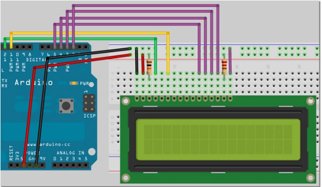 Proyek Arduino Basic LCD