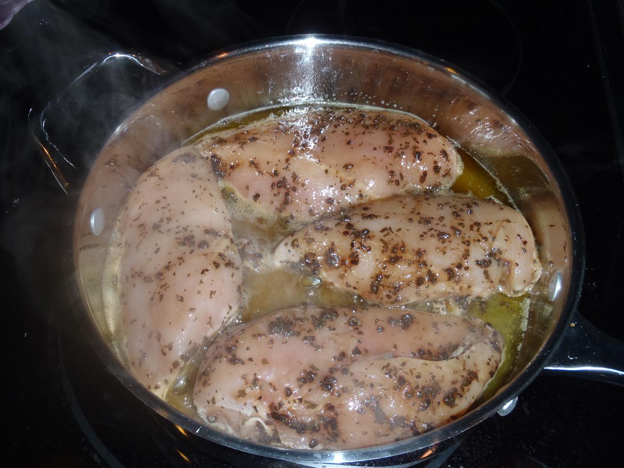 The Tattooed Modern ExWife Chicken with Goat Cheese Vinaigrette