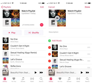 Cara membuat dan edit playlists / daftar putar di aplikasi Musik iPhone dan iPad