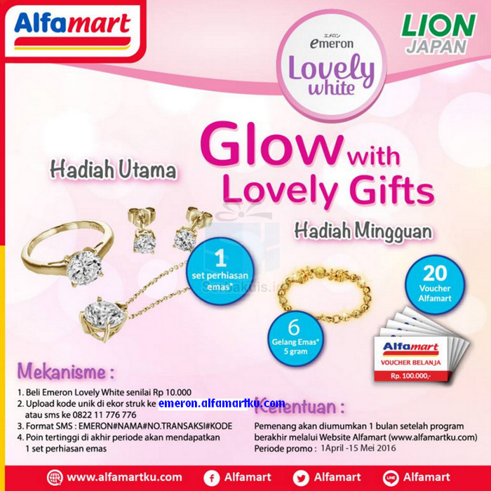 Promo Emeron Alfamart April 2016 Berhadiah 1 Set Perhiasan Emas Promo Emeron Alfamart April 2016 Berhadiah 1 Set Perhiasan Emas