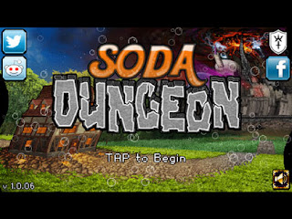 Soda Dungeon タイトル画面
