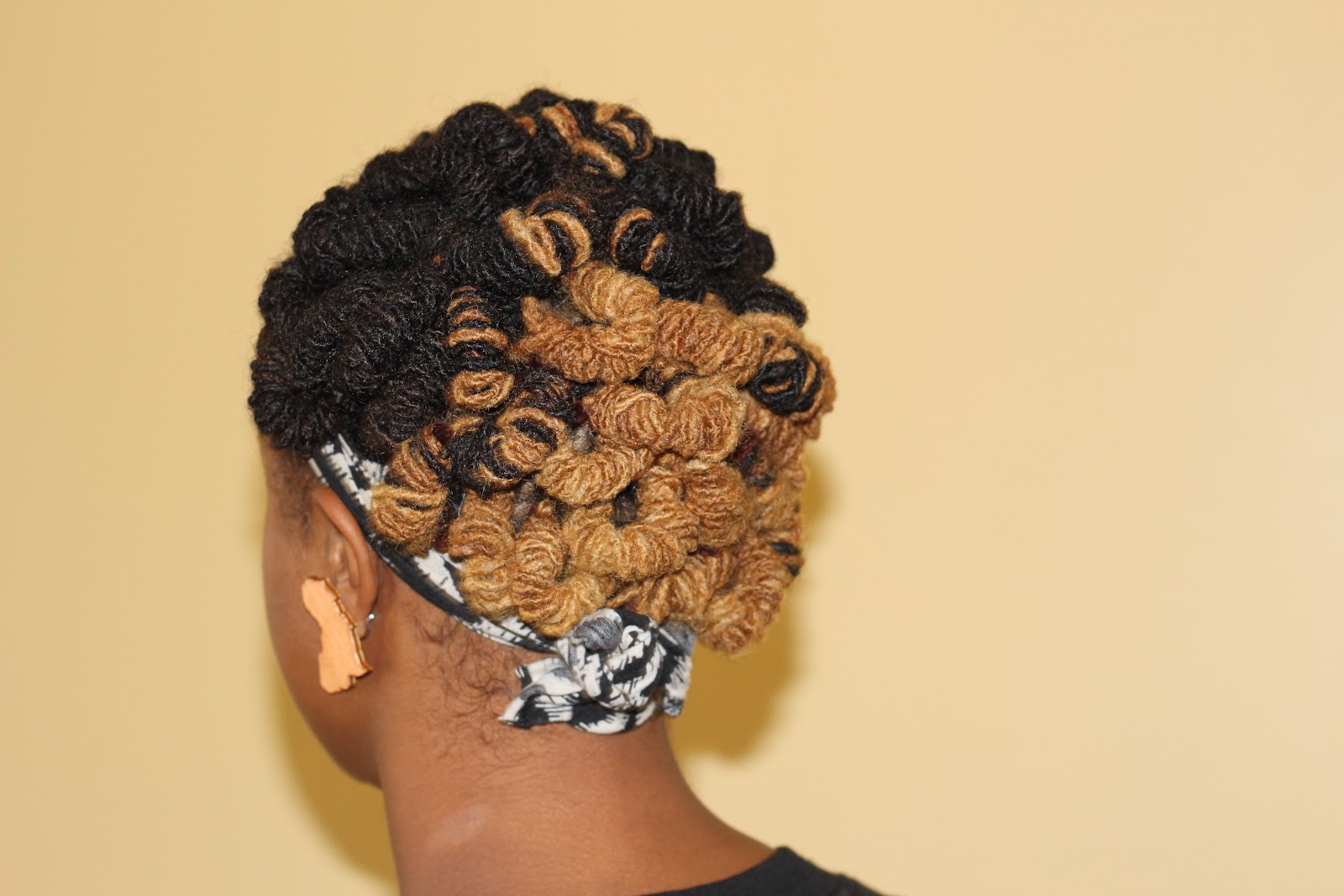 PIPE CLEANER BANTU KNOT LOC UPDO TONI DALEY