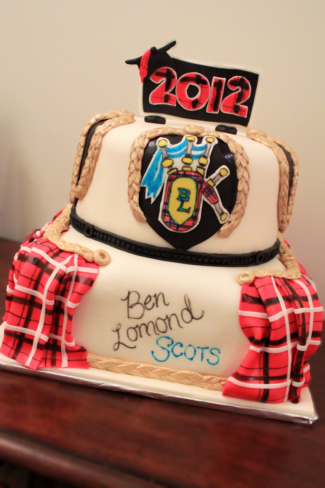 Layers of Love Ben Lomond graduation cake
