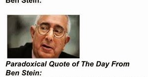 Ben Stein Insurance Quote / Ben Stein The Travelling Roadshow Of The