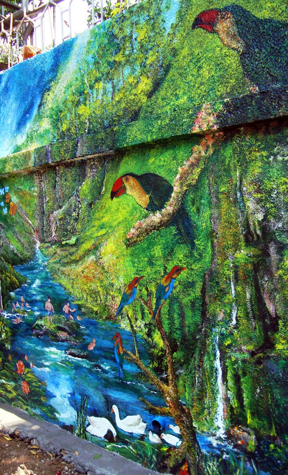 Naturalist's World Dr Abe V Rotor Ecology Wall Mural brings Nature to our Home and Community