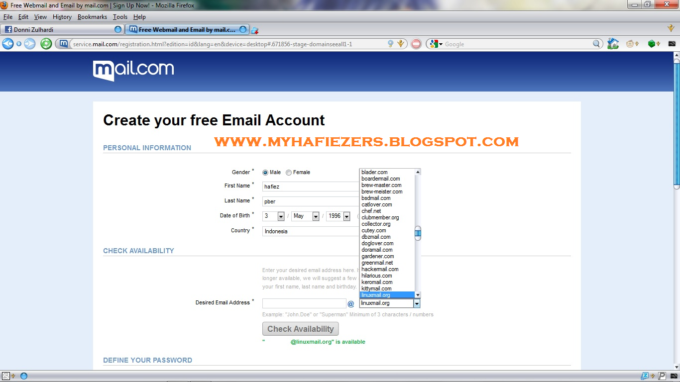 Cara Buat Email Dari mail , , dll Myhafiezers