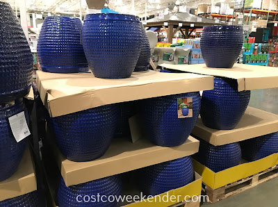 Costco 1206238 - Handmade Ceramic Planter: great for your backyard or inside your home