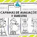 Capas de Avaliações para 1º Bimestre
