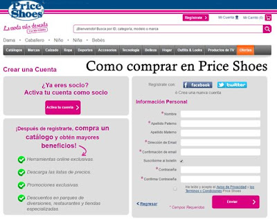 como comprar en price shoes como comprar en price shoes
