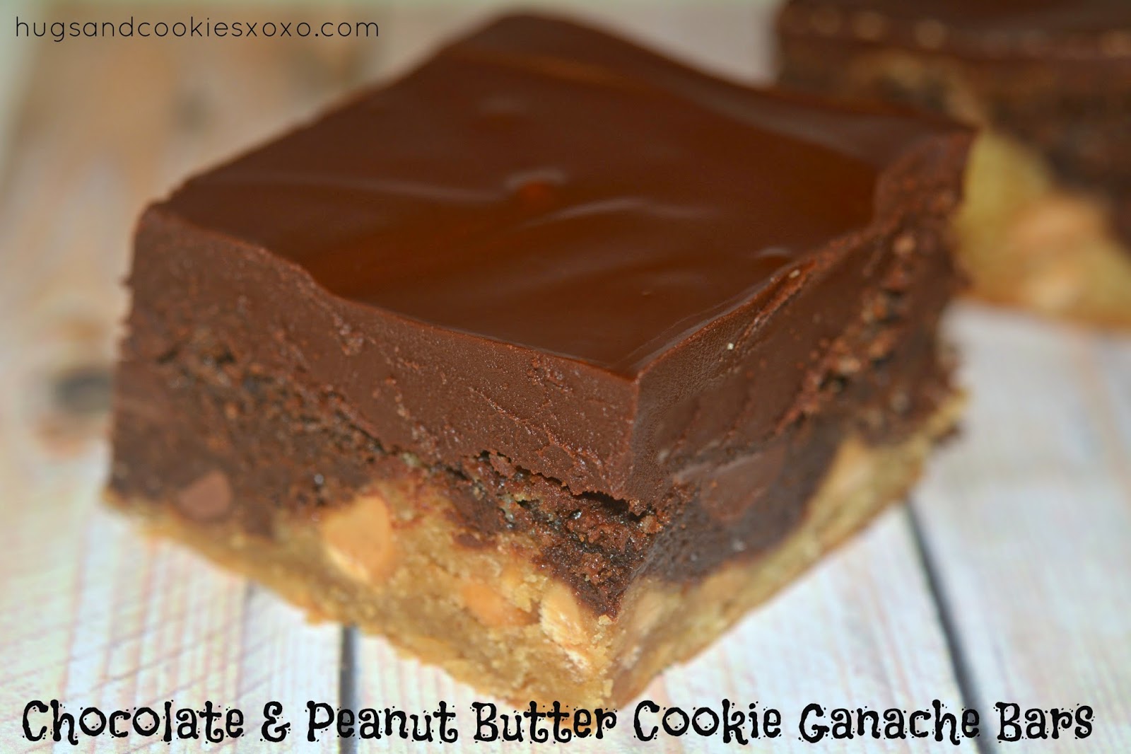 Chocolate Peanut Butter Ganache Bars