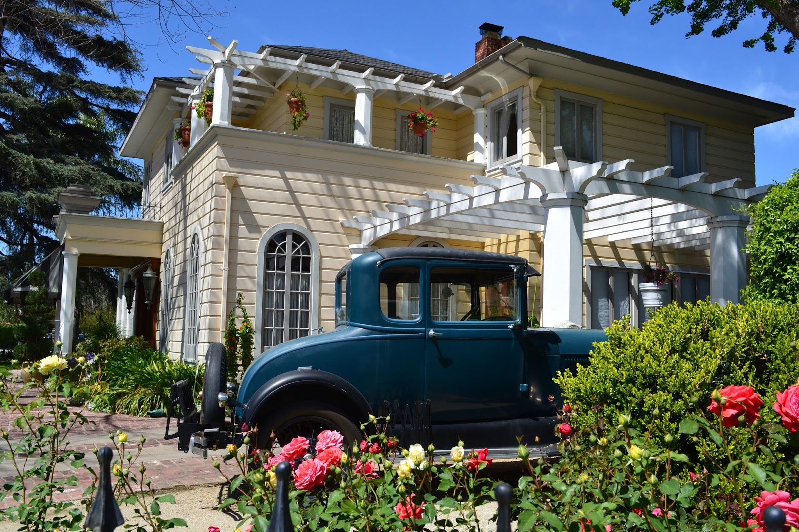 Vintage Orange Floral Park Santa Ana