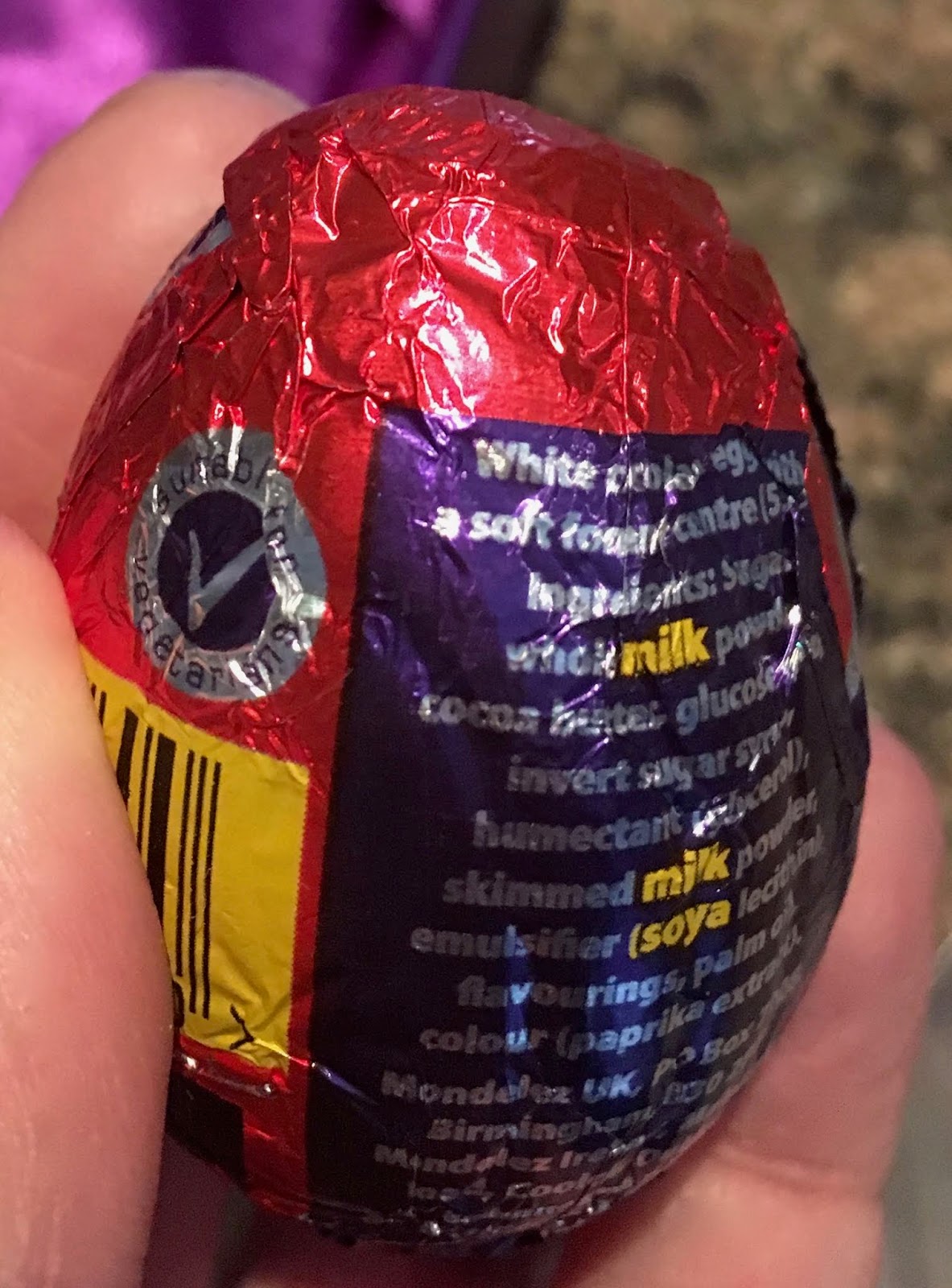 FOODSTUFF FINDS Cadbury’s White Chocolate Creme Egg (Tesco) By SpectreUK