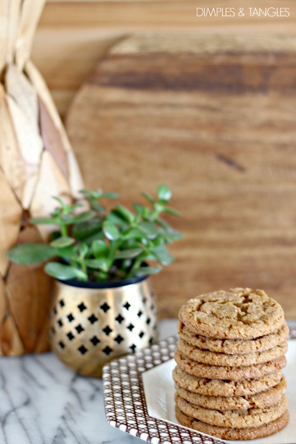 MOLASSES COOKIES Dimples and Tangles