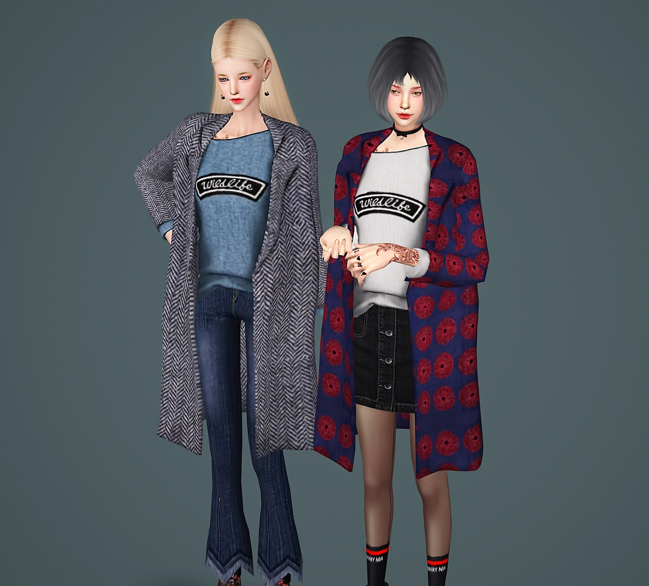 Sims 4 Ccs The Best F Long Coat By Meeyou Images And Photos Finder