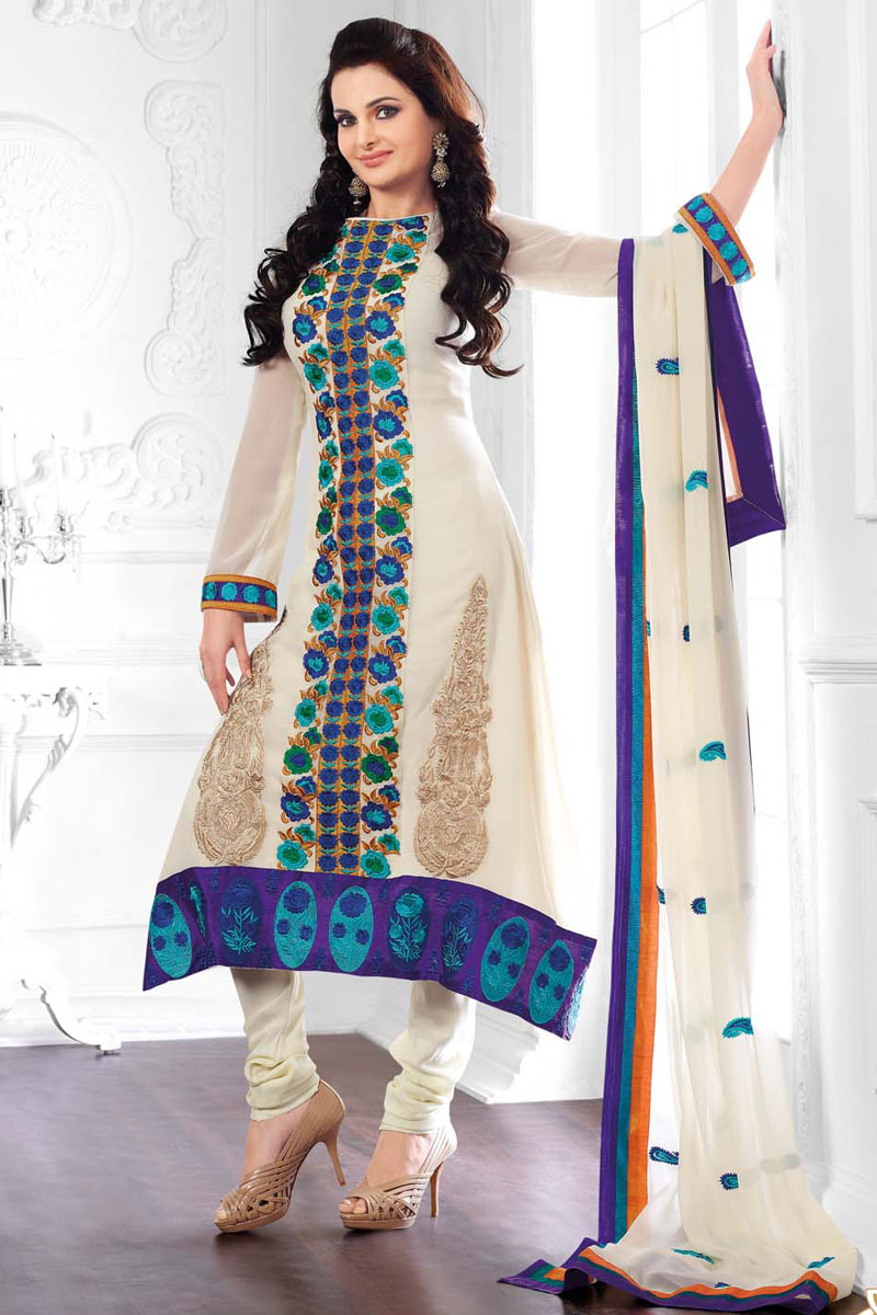 هوليوود فور عرب Latest Designs Of Anarkali Suits Collection 2013