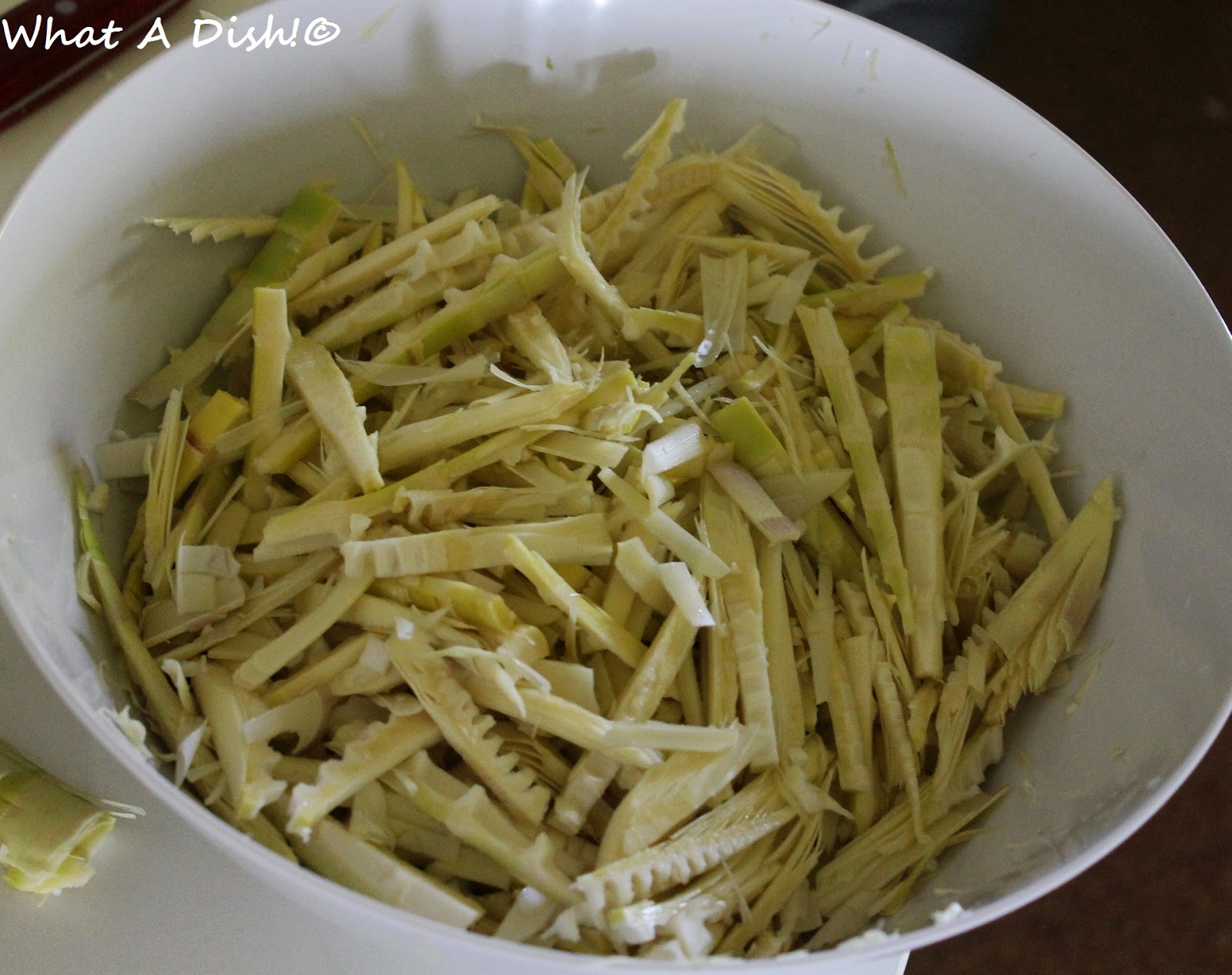 What A Dish! Fresh Bamboo Shoot Red Curry (+ Basil Stir Fry)