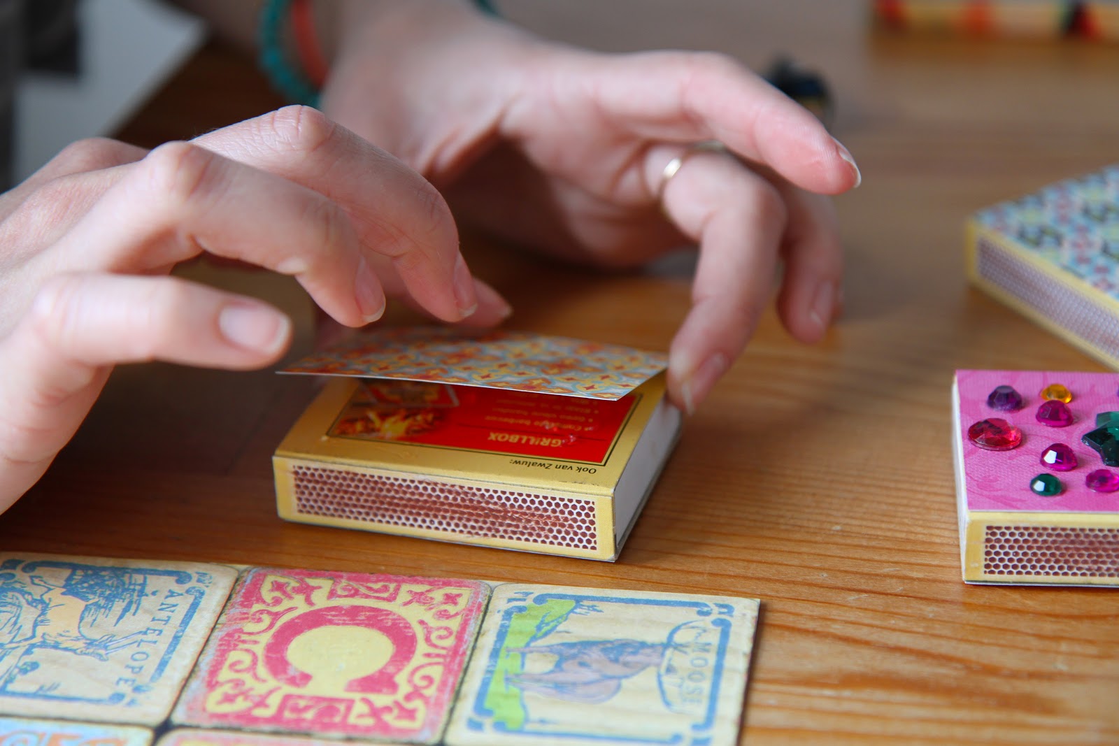 Breakfast at Fayme's DIY Matchboxes