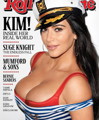 Kim Kardashian Rolling Stone funny semen